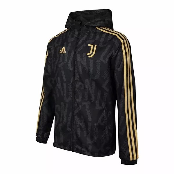 Windjacke Juventus 2021-2022 Schwarz Günstige Fußballtrikots